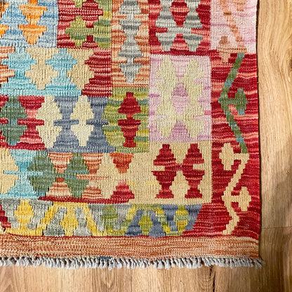 שטיח קילים פרסי רטרו 00 אפור 297*200 KILIM