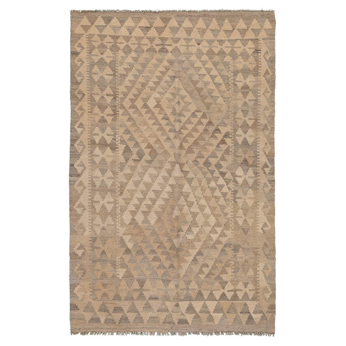 שטיח קילים פרסי רטרו בז' 153*98 KILIM