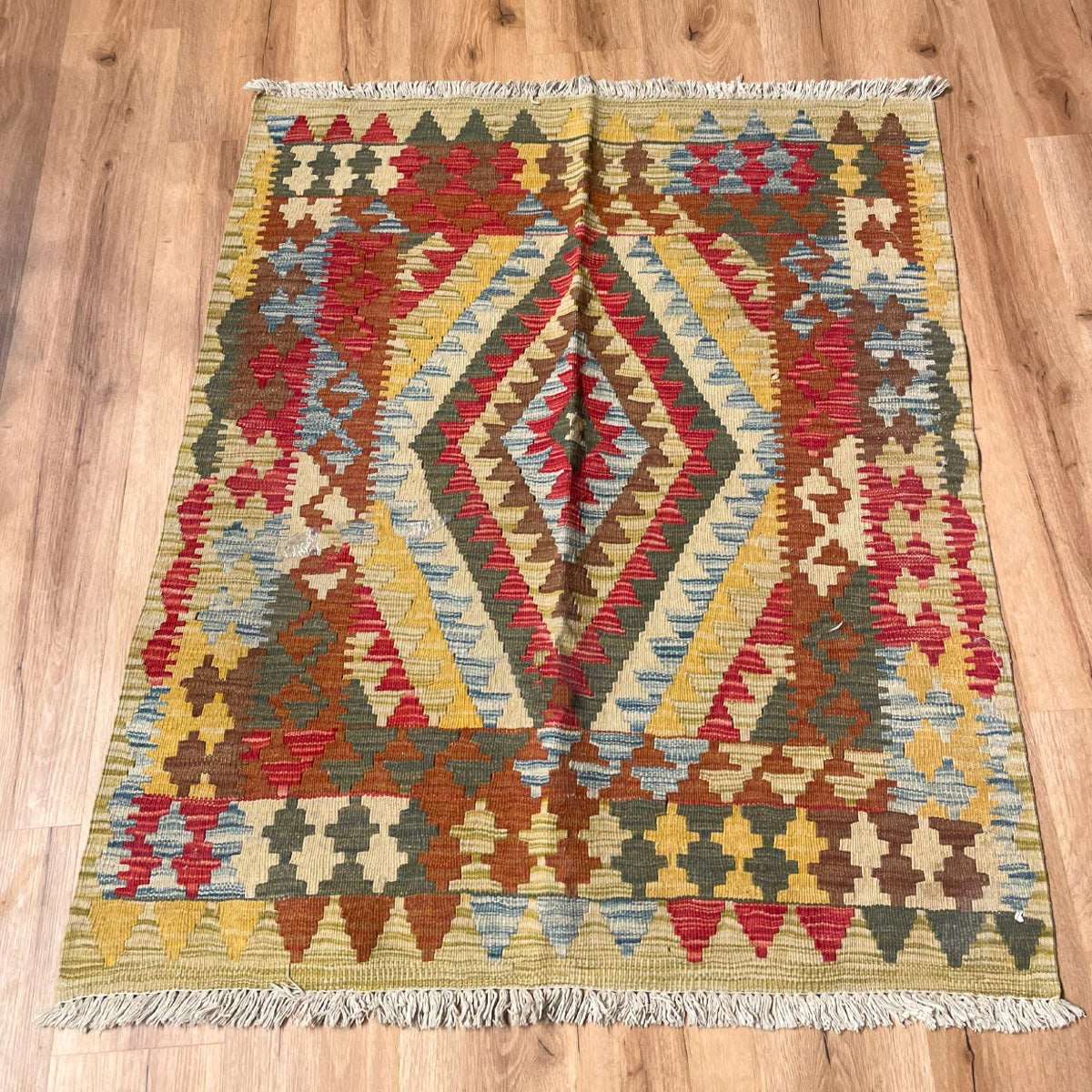 שטיח קילים פרסי רטרו 00 צבעוני 124*103 KILIM