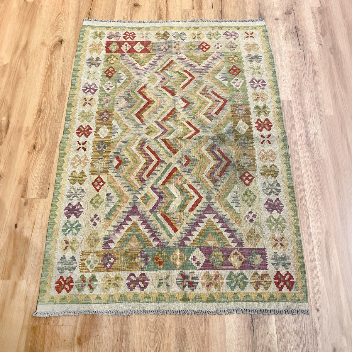 שטיח קילים פרסי רטרו 00 צבעוני 144*103 KILIM