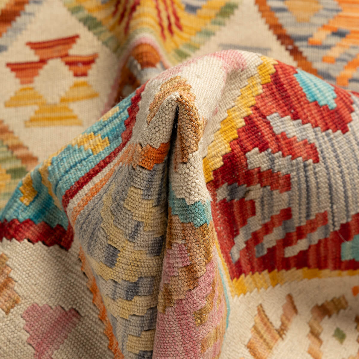 שטיח קילים פרסי רטרו צבעוני 148*104 KILIM