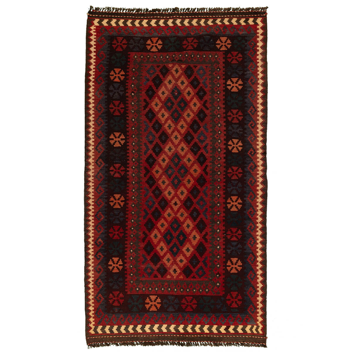 שטיח קילים פרסי רטרו צבעוני 193*106 KILIM