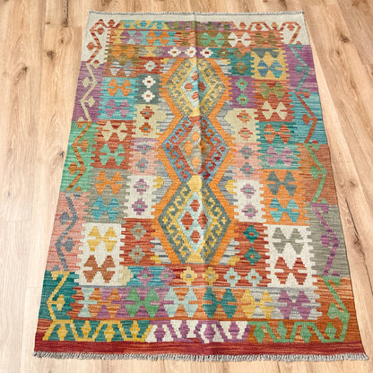 שטיח קילים פרסי רטרו 00 צבעוני 151*107 KILIM
