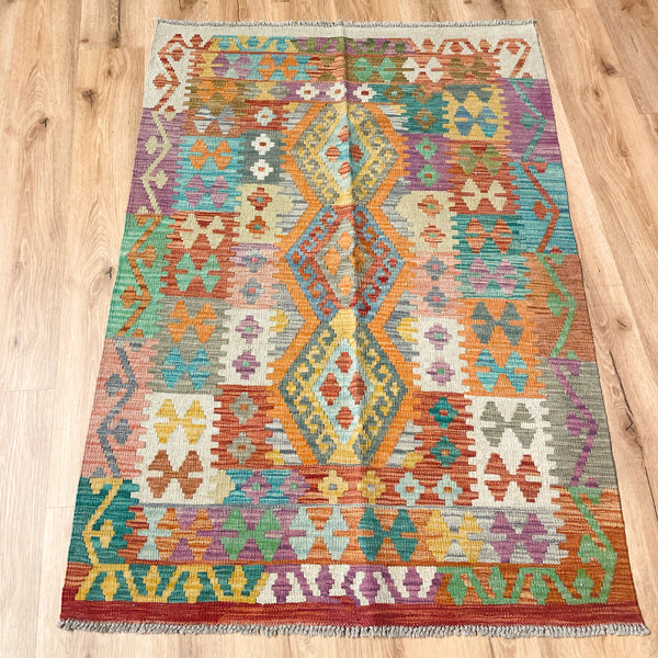 שטיח קילים פרסי רטרו 00 צבעוני 151*107 KILIM