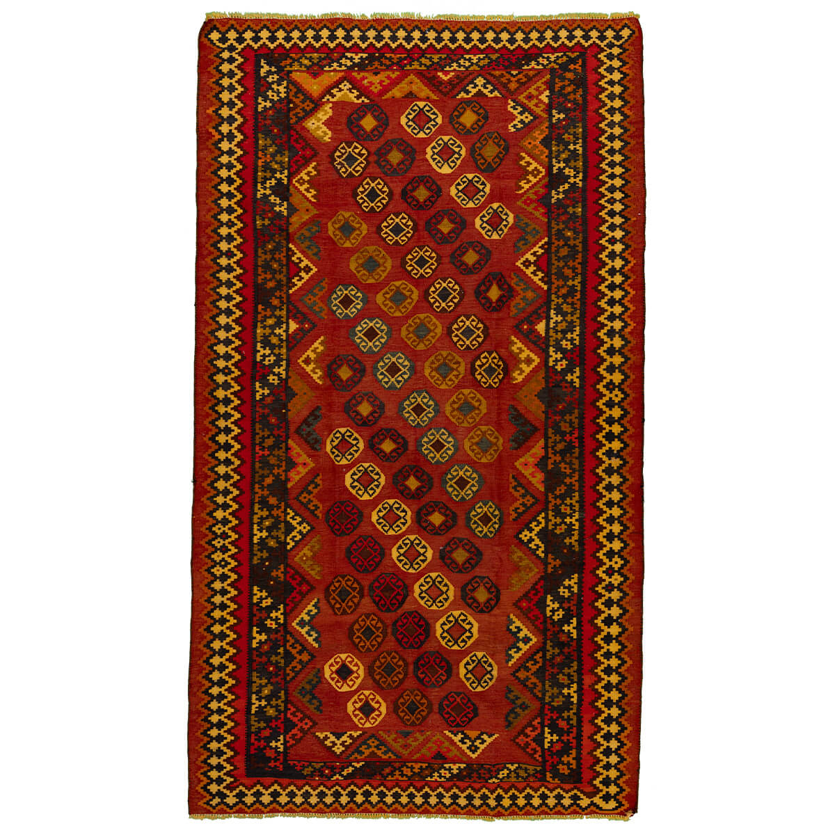 שטיח קילים קשקאי פרסי צבעוני 259*144 KILIM