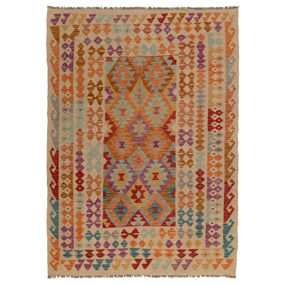 שטיח קילים פרסי רטרו צבעוני 207*151 KILIM