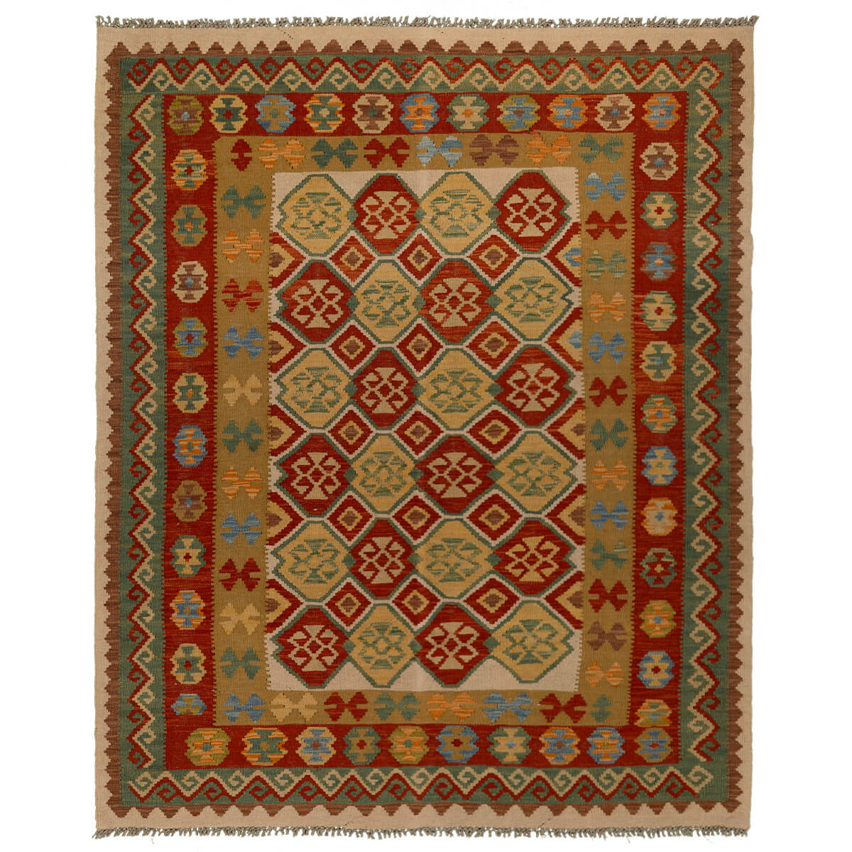 שטיח קילים פרסי רטרו 00 צבעוני 200*153 KILIM