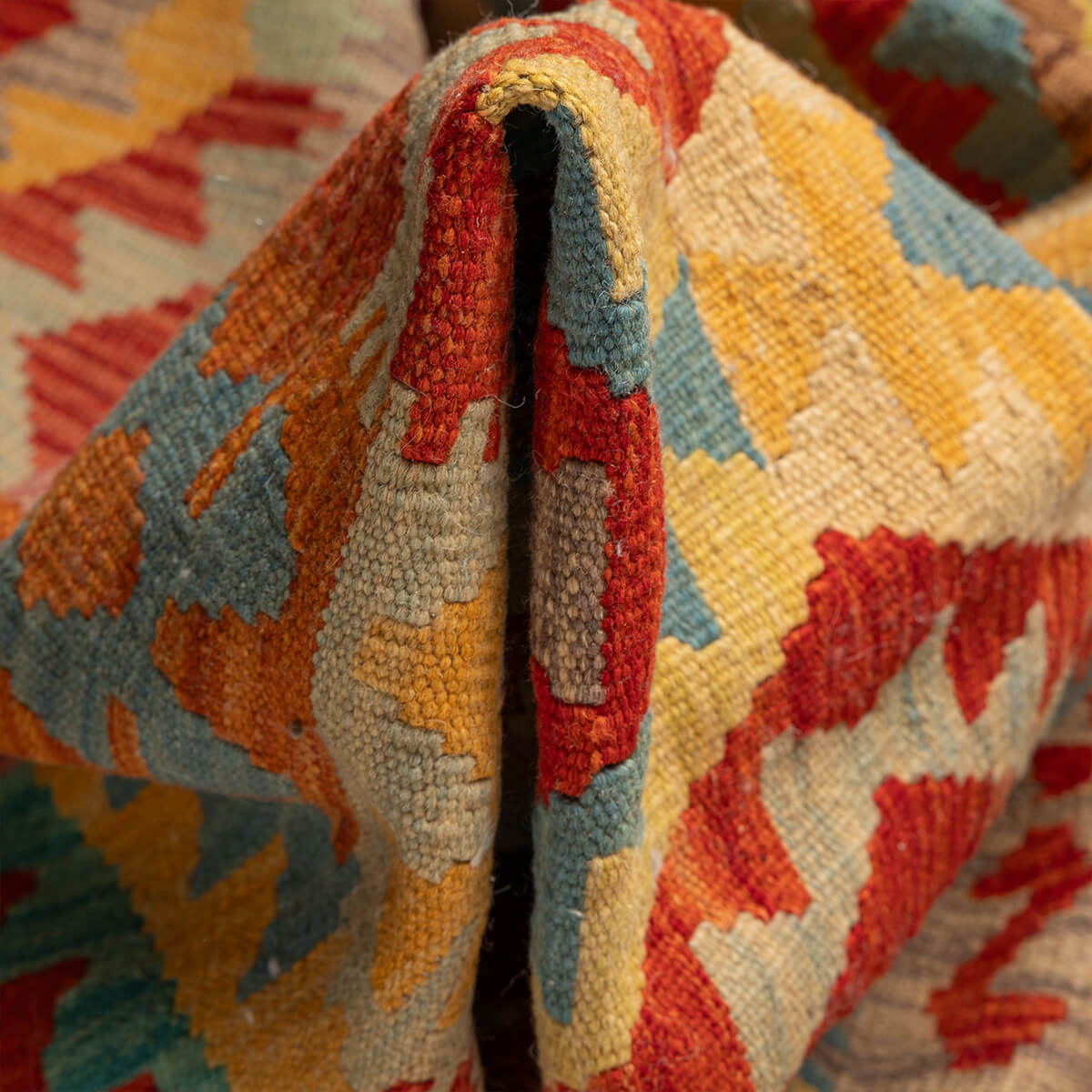 שטיח קילים פרסי רטרו צבעוני 246*175 KILIM
