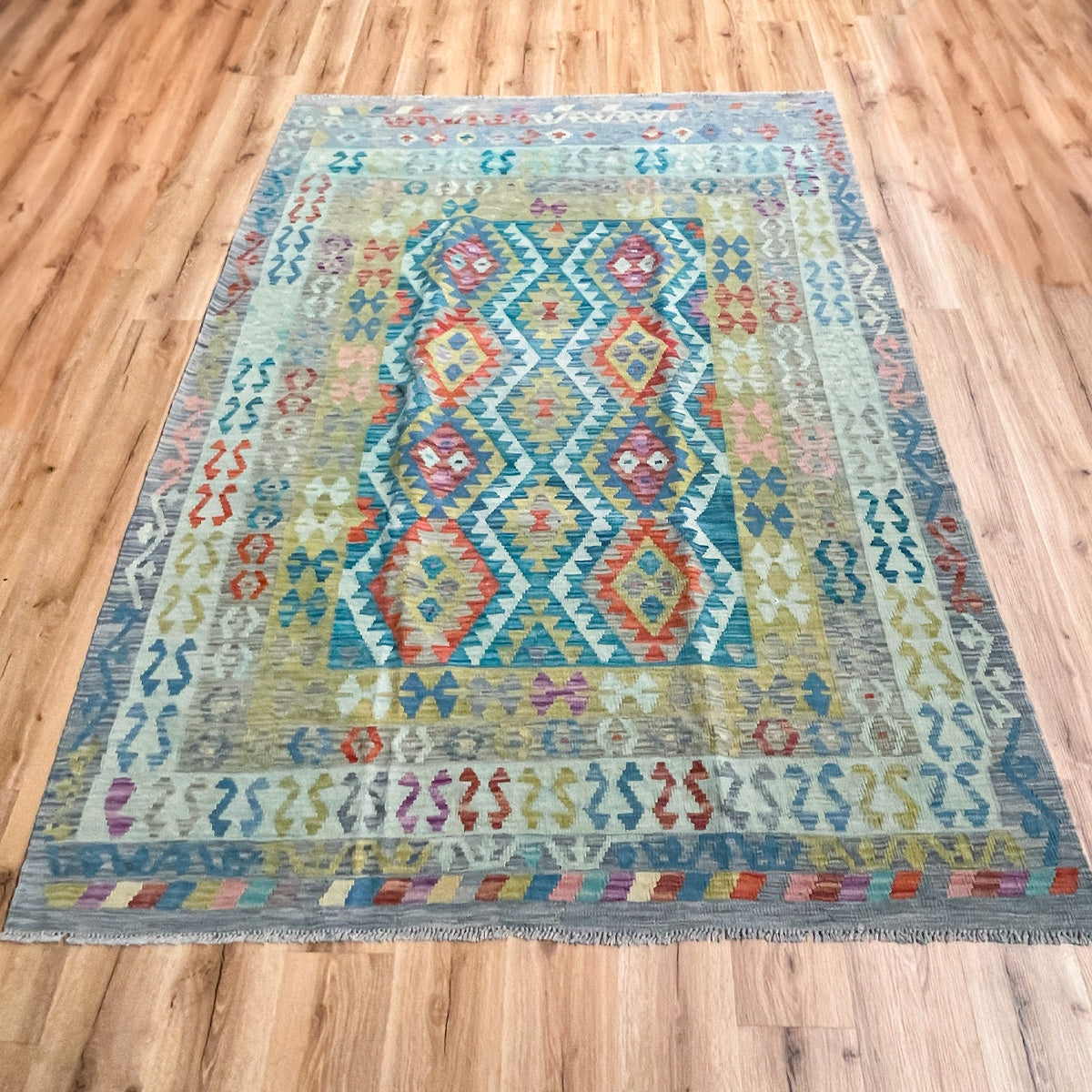 שטיח קילים פרסי רטרו 00 צבעוני 248*184 KILIM