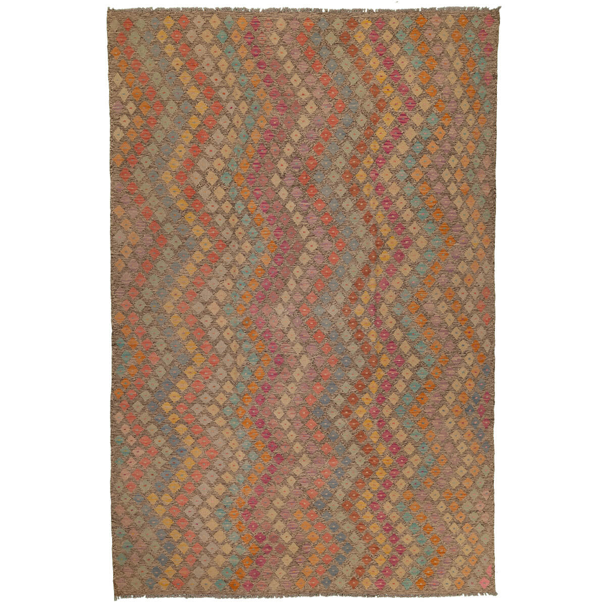 שטיח קילים פרסי רטרו צבעוני 303*200 KILIM