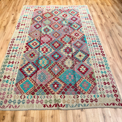 שטיח קילים פרסי רטרו 00 צבעוני 305*200 KILIM