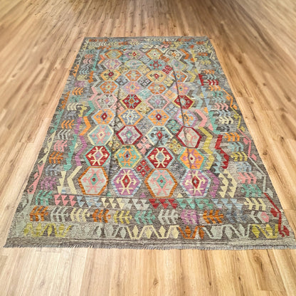 שטיח קילים פרסי רטרו 00 צבעוני 290*207 KILIM