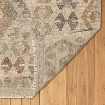 שטיח קילים פרסי רטרו ענתיק וואש אפור/בז' 255*183 KILIM