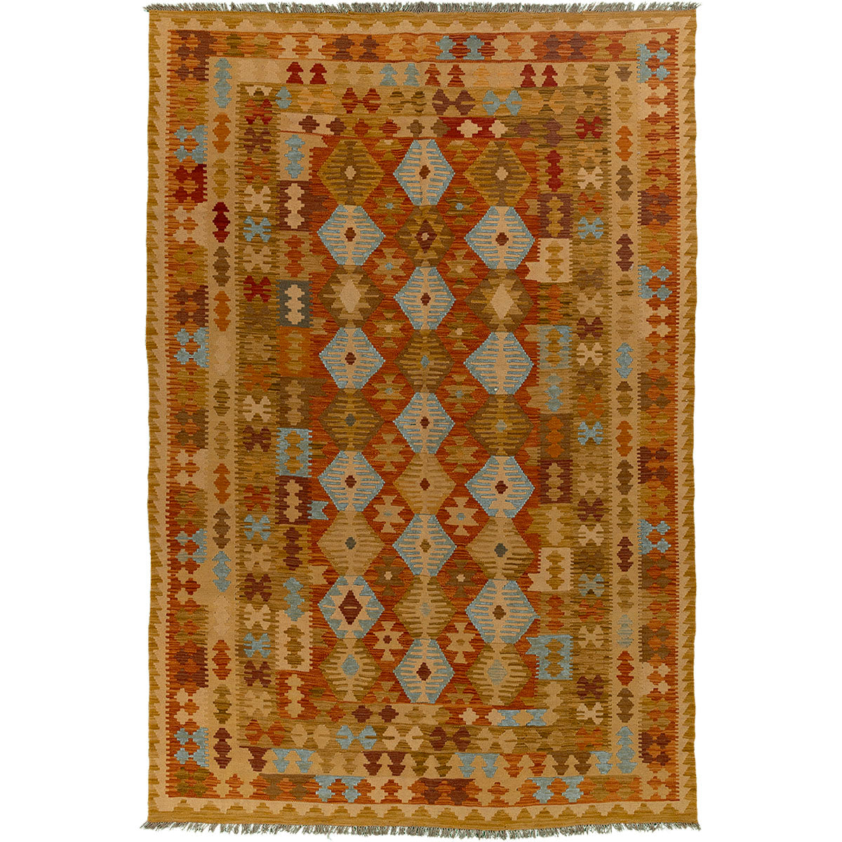 שטיח קילים אפגני צבעוני 297*197 KILIM