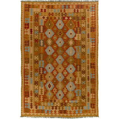 שטיח קילים אפגני צבעוני 297*197 KILIM