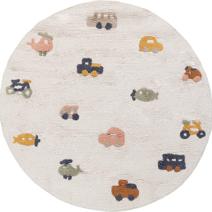 שטיח אורבן קרם עגול URBAN