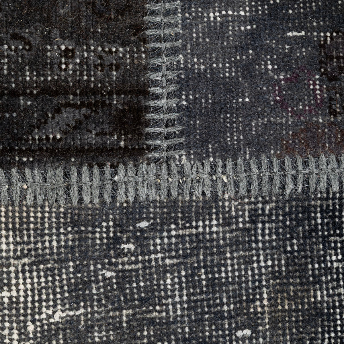 שטיח טלאים שחור 242*170 PATCH