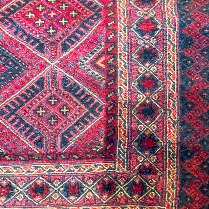 שטיח אוזבקי 00 אדום 191*144 UZBEK