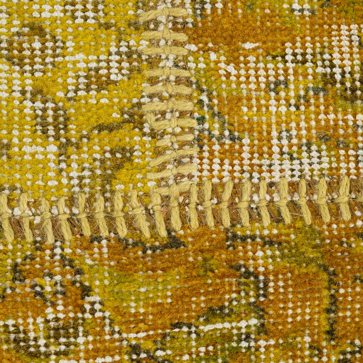 שטיח טלאים צהוב 207*155 PATCH