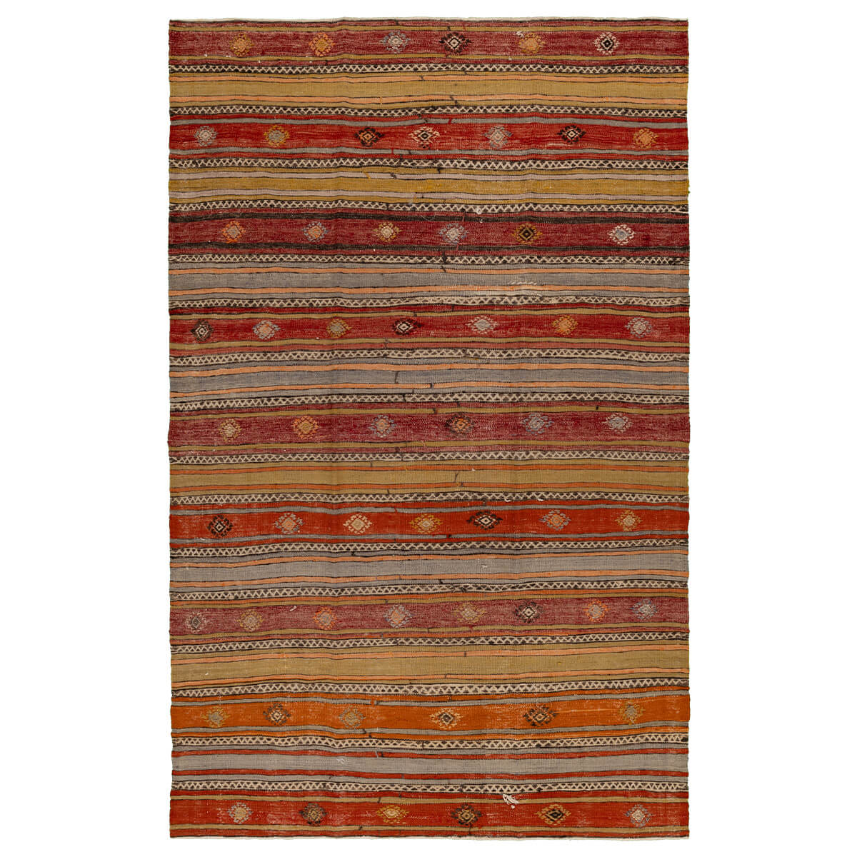 שטיח קילים אנטולי צבעוני 302*148 KILIM