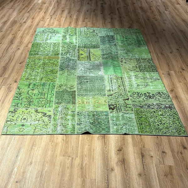 שטיח טלאים ירוק 300*198 PATCHE