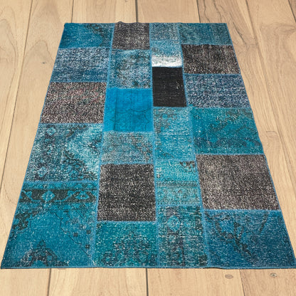 שטיח טלאים 00 טורקיז 245*171 PATCHE