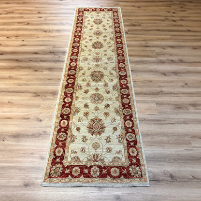 שטיח סופר זיגלר בז'/אדום ראנר 294*84 SUPER ZIGLER