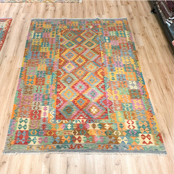 שטיח קילים פרסי רטרו 00 צבעוני 248*177 KILIM