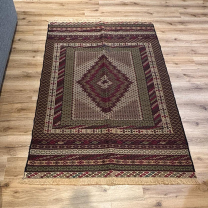 שטיח סומק אפשר משי צבעוני 190*126 SUMAK