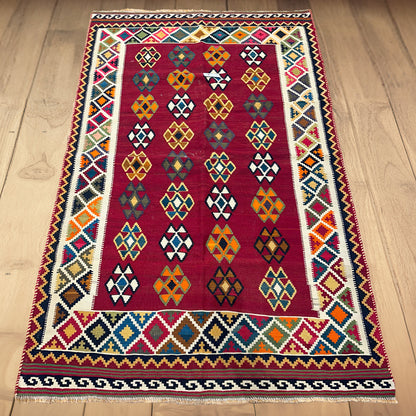 שטיח קילים קשקאי 00 צבעוני 223*135 KILIM