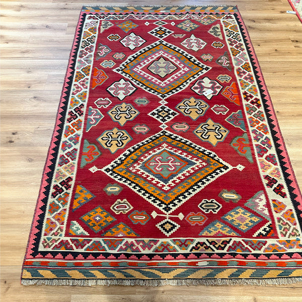 שטיח קילים קשקאי 00 צבעוני 258*166 KILIM