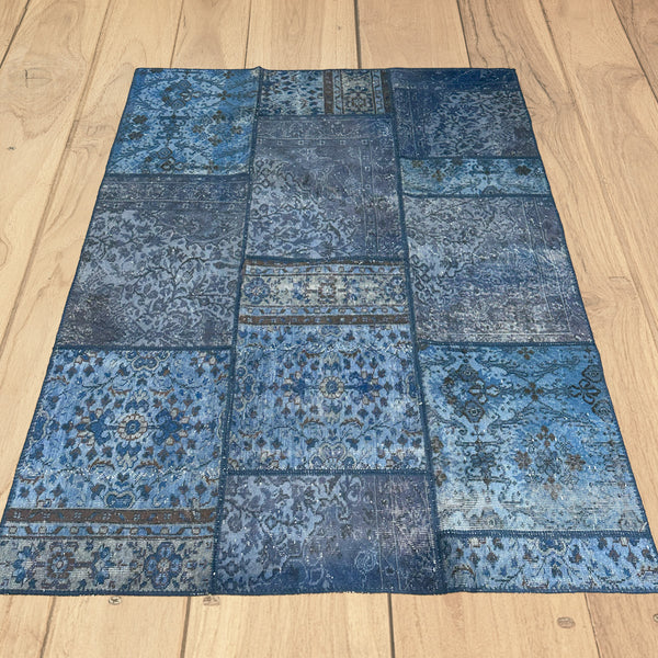 שטיח טלאים 00 כחול 241*181 PATCHE