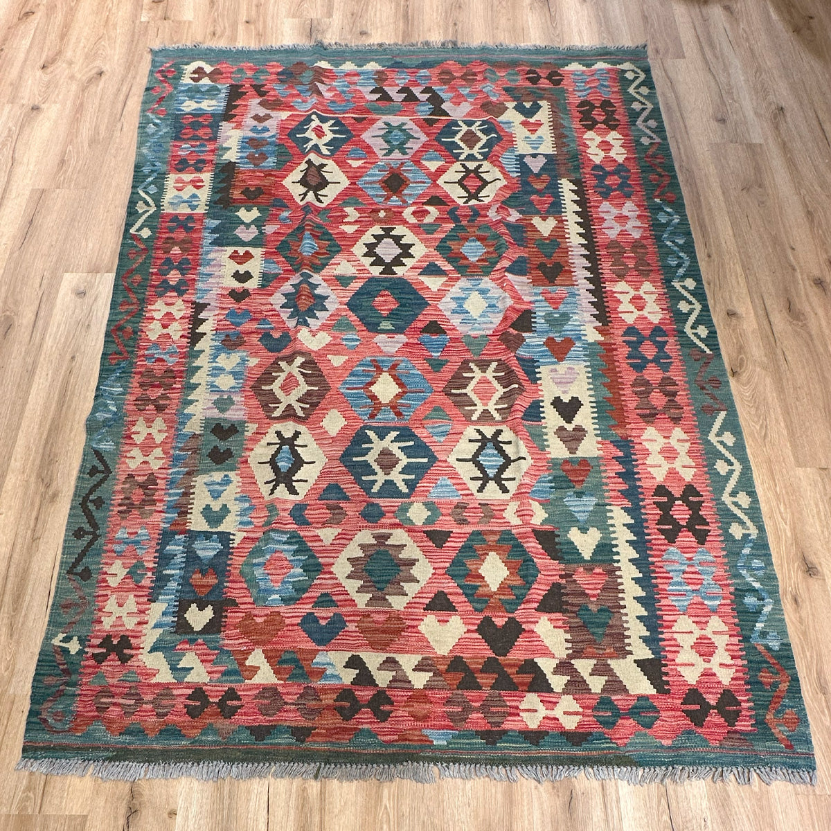 שטיח קילים פרסי רטרו 00 צבעוני 242*172 KILIM