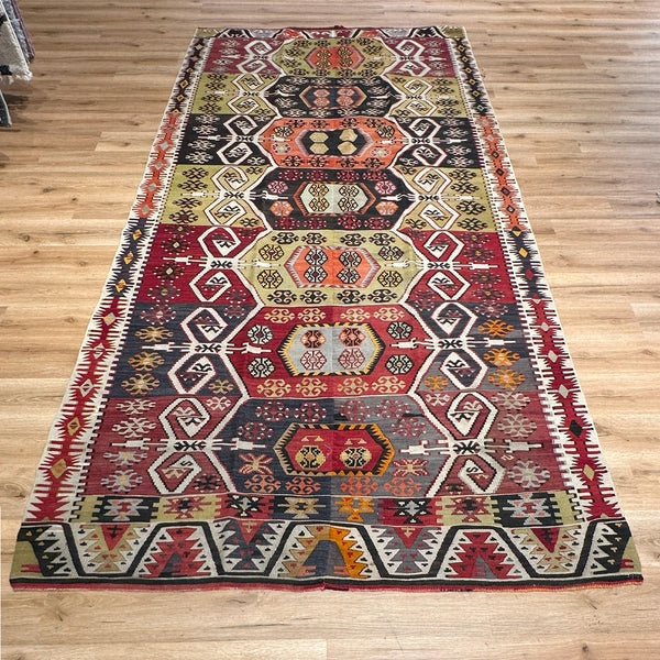 שטיח קילים אנטולי 00 צבעוני 364*175 KILIM