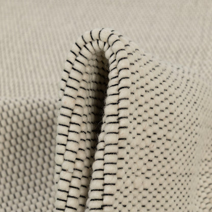 שטיח קלאוד 01 לבן/שחור ראנר CLOUD