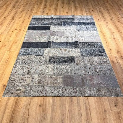 שטיח טלאים אפור/שחור 236*161 PATCHE