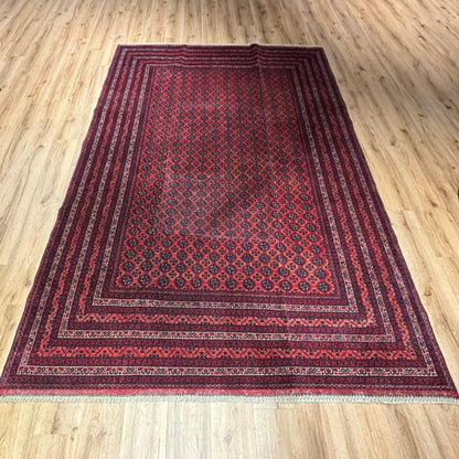 שטיח אפגני באשיר צבעוני 286*200 BASHIR