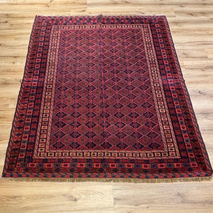 שטיח סופר אוזבקי אדום 198*153 UZBEK