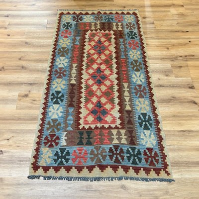 שטיח קילים פרסי רטרו צבעוני ראנר 200*97 KILIM