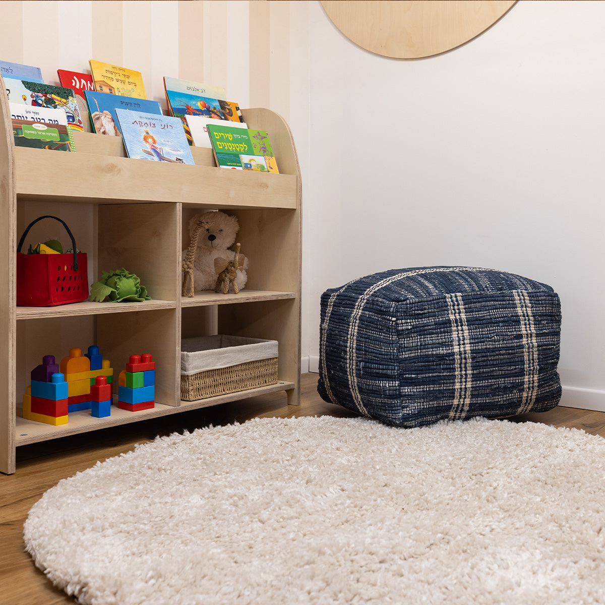 שטיח שאגי קטיפה פארמה עגול SHAGI