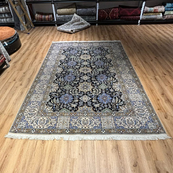 שטיח נעין שישלה כחול 308*198 NAIN