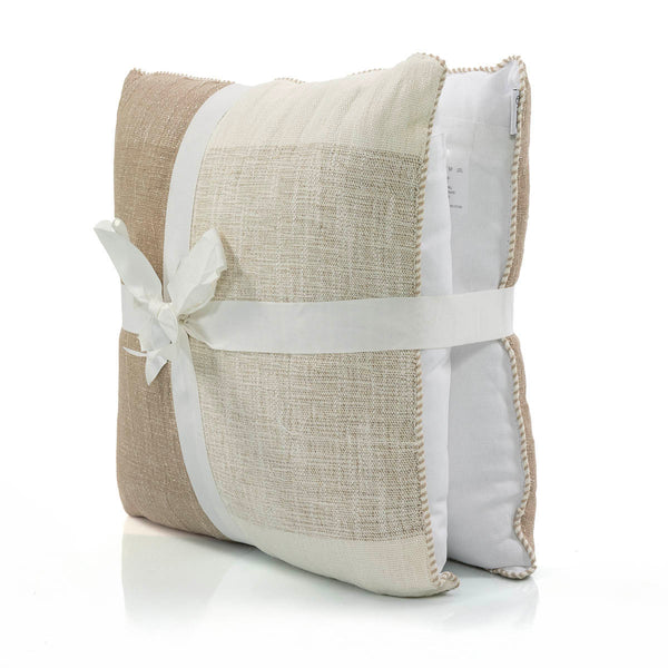 זוג כריות ג'ני 02 קרם\אפור 45*45 JENNY