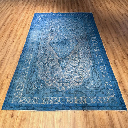 שטיח וינטג' תלת מימד כחול 307*193 VINTAGE