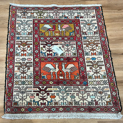 שטיח סומק אפשר 00 צבעוני 98*75 SUMAK