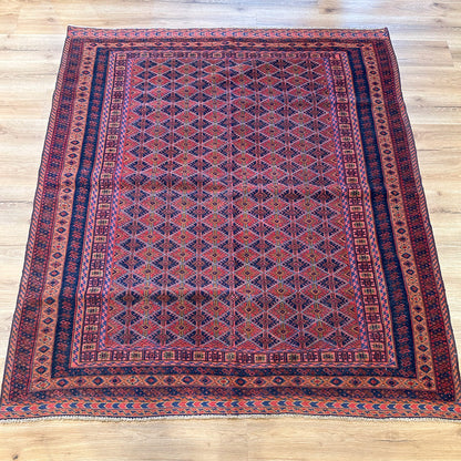 שטיח סופר אוזבקי 00 אדום 190*164 UZBEK