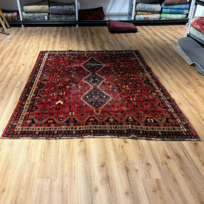 שטיח שיראז פרסי אדום 267*209 SHIRAZ