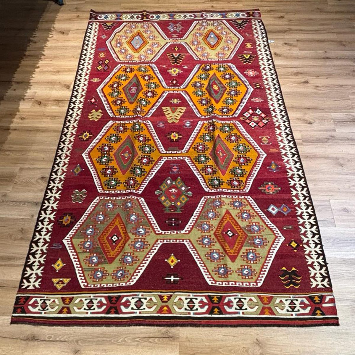 שטיח קילים אנטולי צבעוני 272*164 KILIM