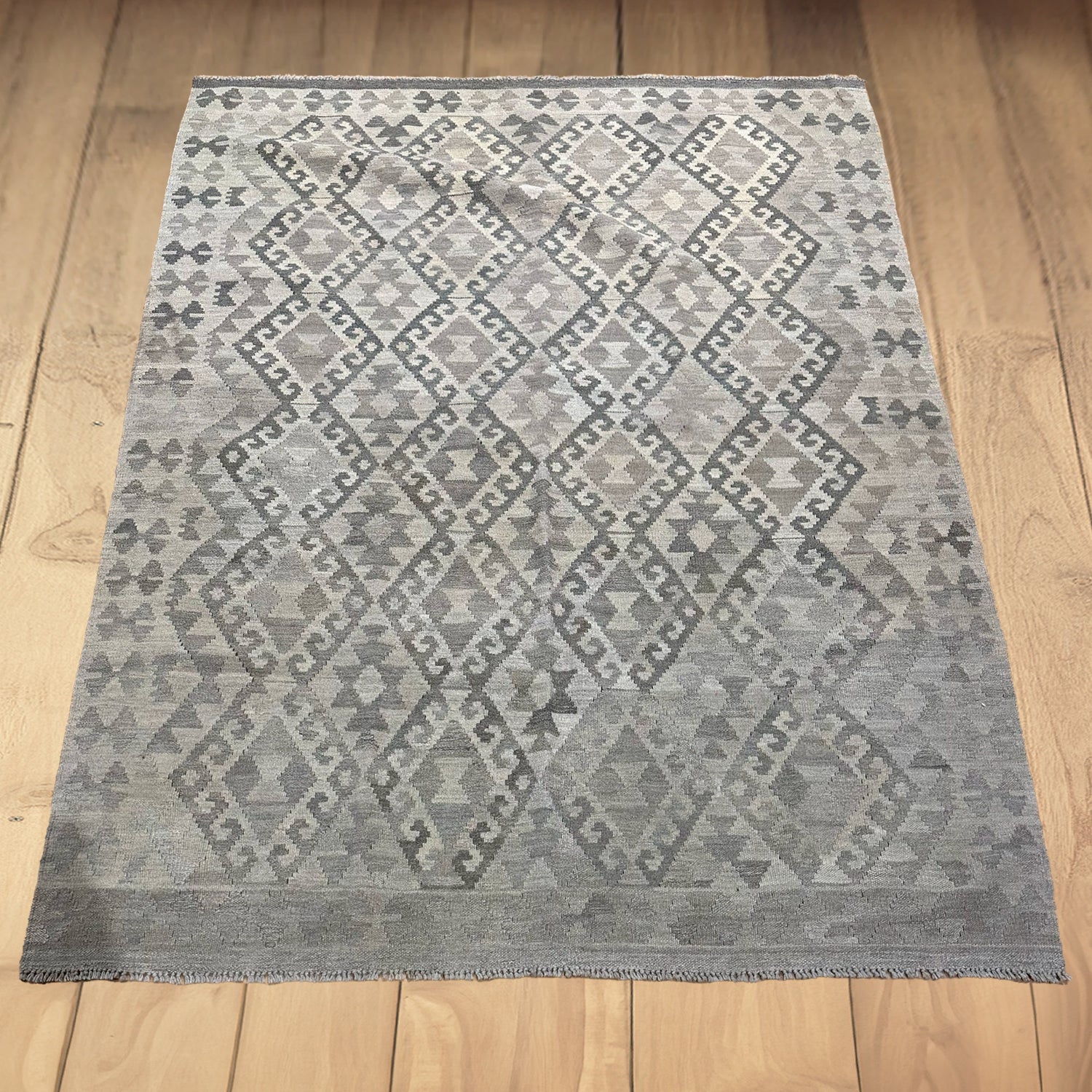 שטיח קילים פרסי רטרו 00 בז' 203*160 KILIM