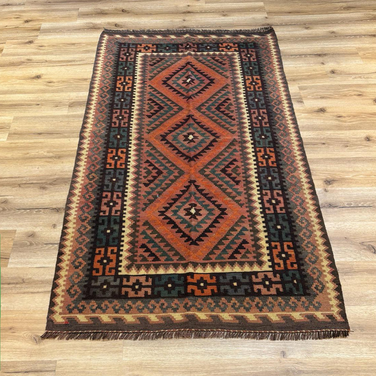 שטיח קילים פרסי רטרו צבעוני 192*107 KILIM