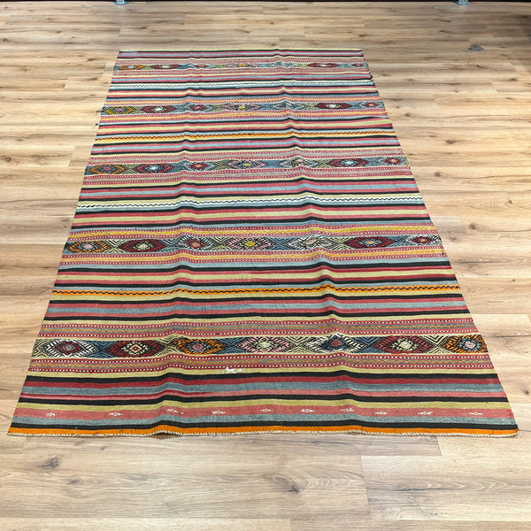 שטיח קילים אנטולי צבעוני 260*148 KILIM